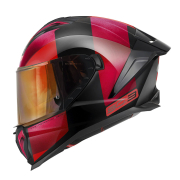 Kaciga GIVI Full Face 50.3 VISION crno bordo crvena S