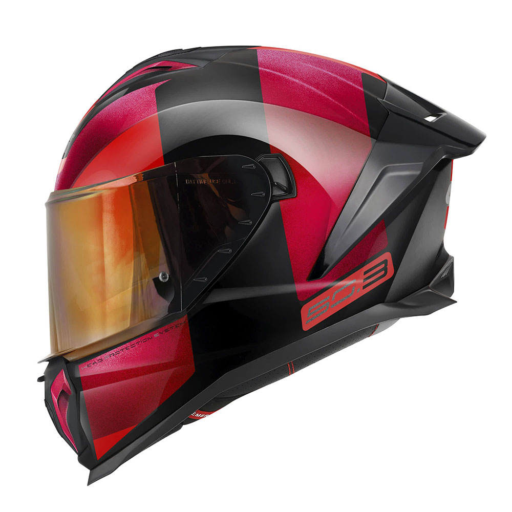 Kaciga GIVI Full Face 50.3 VISION crno bordo crvena M