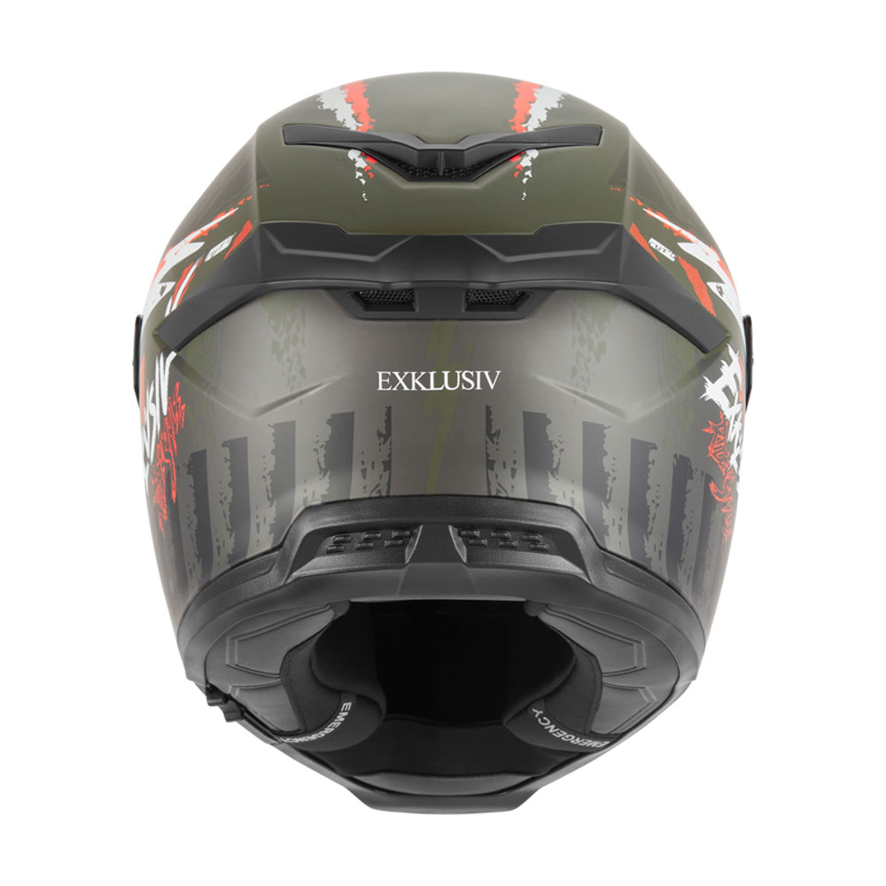 Kaciga NOX EXKLUZIV GOLIATH CUT Full Face KHAKI mat M