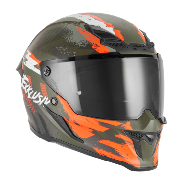 Kaciga NOX EXKLUZIV GOLIATH CUT Full Face KHAKI mat M