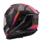 Kaciga LS2 Full Face FF818 STORM III SPORTY sivo ljubičasta S