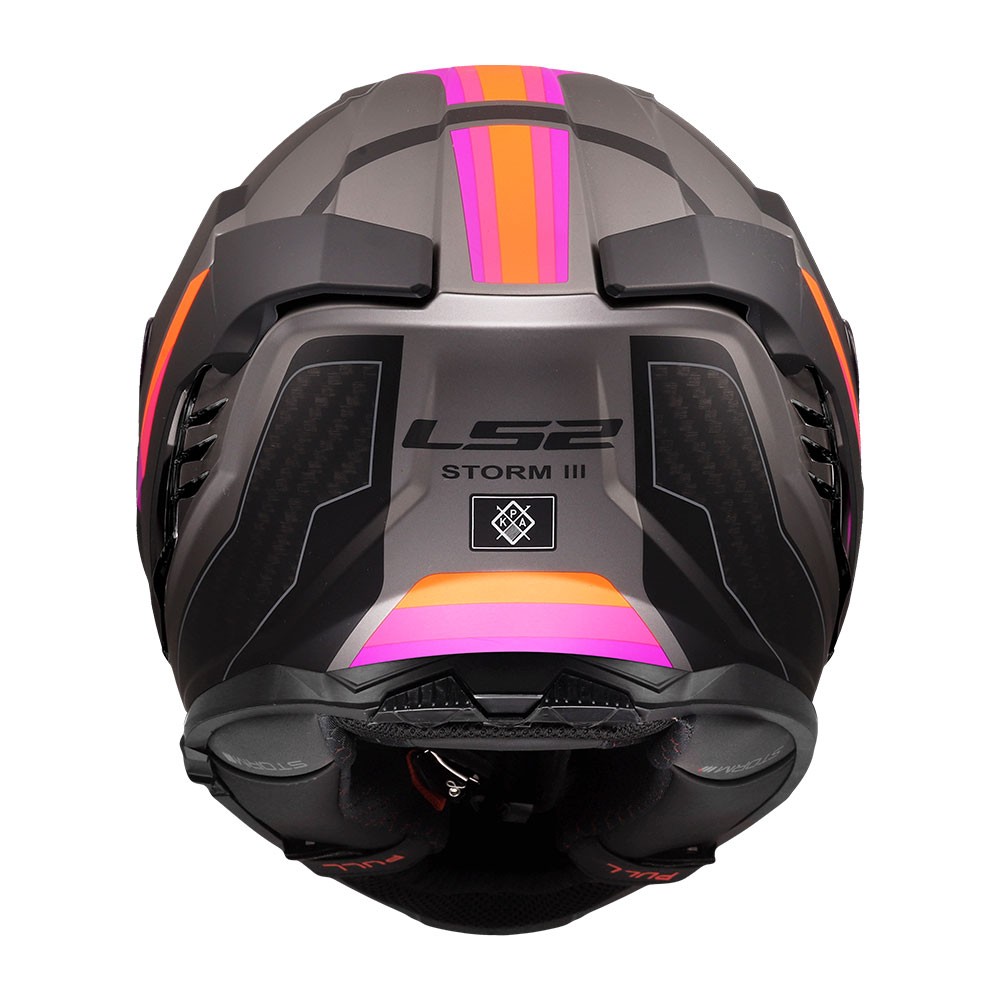 Kaciga LS2 Full Face FF818 STORM III SPORTY sivo ljubičasta S