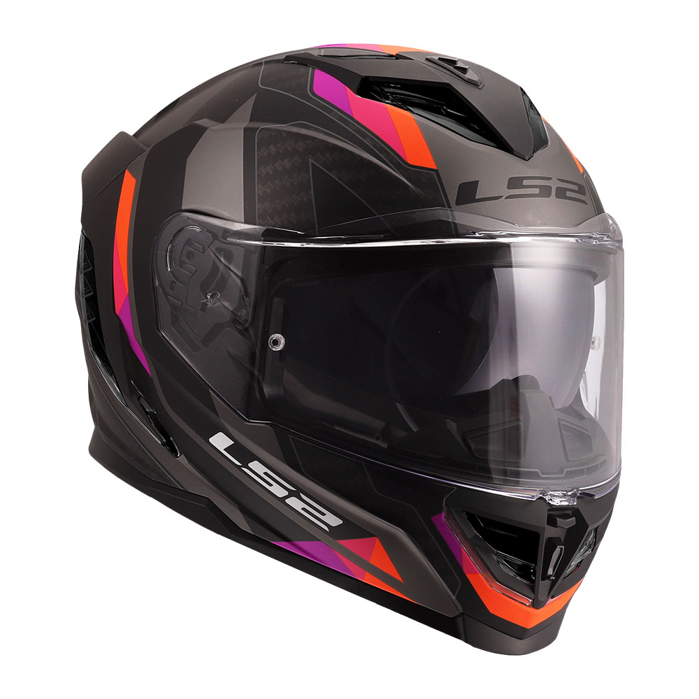 Kaciga LS2 Full Face FF818 STORM III SPORTY sivo ljubičasta S