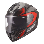 Kaciga LS2 Full Face FF817 CHALLENGER II VIPER sivo crvena XXL