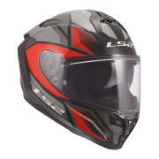 Kaciga LS2 Full Face FF817 CHALLENGER II VIPER sivo crvena XXL