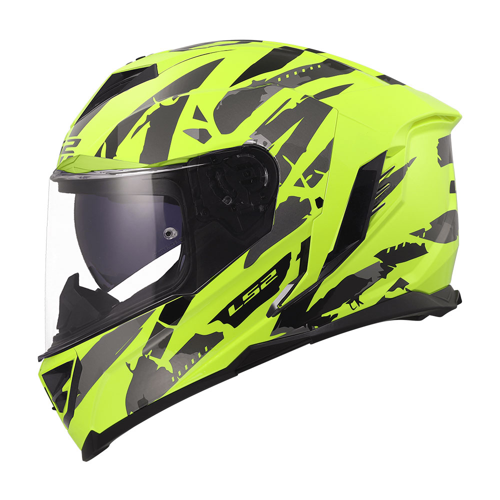 Kaciga LS2 Full Face FF818 STORM III KAOS žuta 3XL