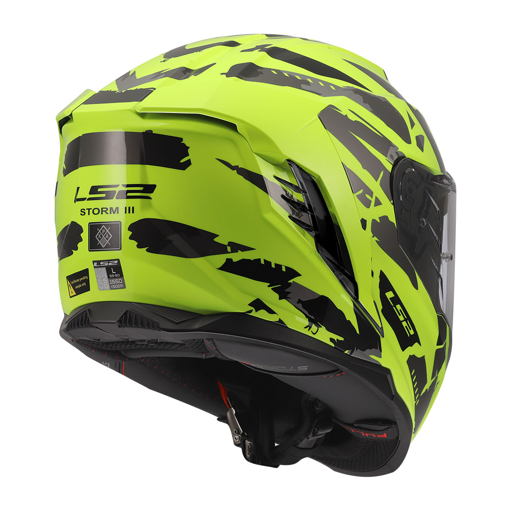 Kaciga LS2 Full Face FF818 STORM III KAOS žuta 3XL