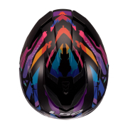 Kaciga LS2 Full Face FF818 STORM III KAOS crno ljubičasto plava M