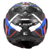 Kaciga LS2 Flip Up FF901 ADVANT X FUTURE carbon plavo crvena sa naočarima L