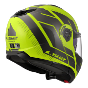 Kaciga LS2 Flip Up FF908 STROBE II CODE žuto siva 3XL