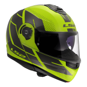 Kaciga LS2 Flip Up FF908 STROBE II CODE žuto siva 3XL