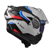 Kaciga LS2 Flip Up FF910 ADVANT II TRIPLE belo plavo crvena XL