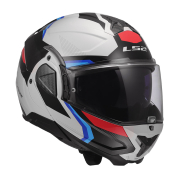 Kaciga LS2 Flip Up FF910 ADVANT II TRIPLE belo plavo crvena XL