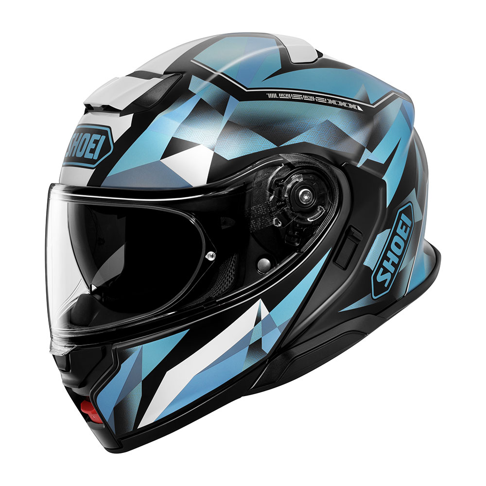 Kaciga SHOEI Flip Up NEOTEC3 FRAGMENTS TC-2 sa naočarima L