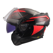 Kaciga LS2 Flip Up FF910 ADVANT II ASTRAL crvena L