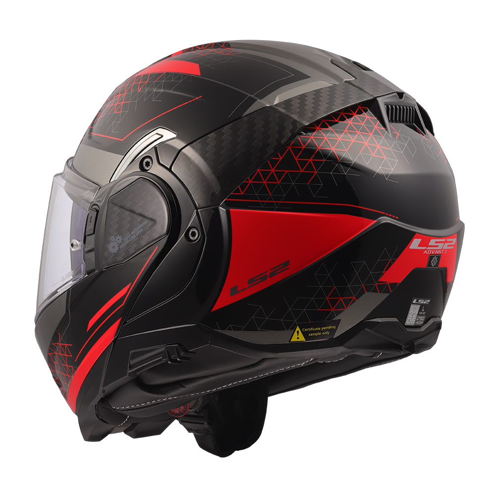 Kaciga LS2 Flip Up FF910 ADVANT II ASTRAL crvena L