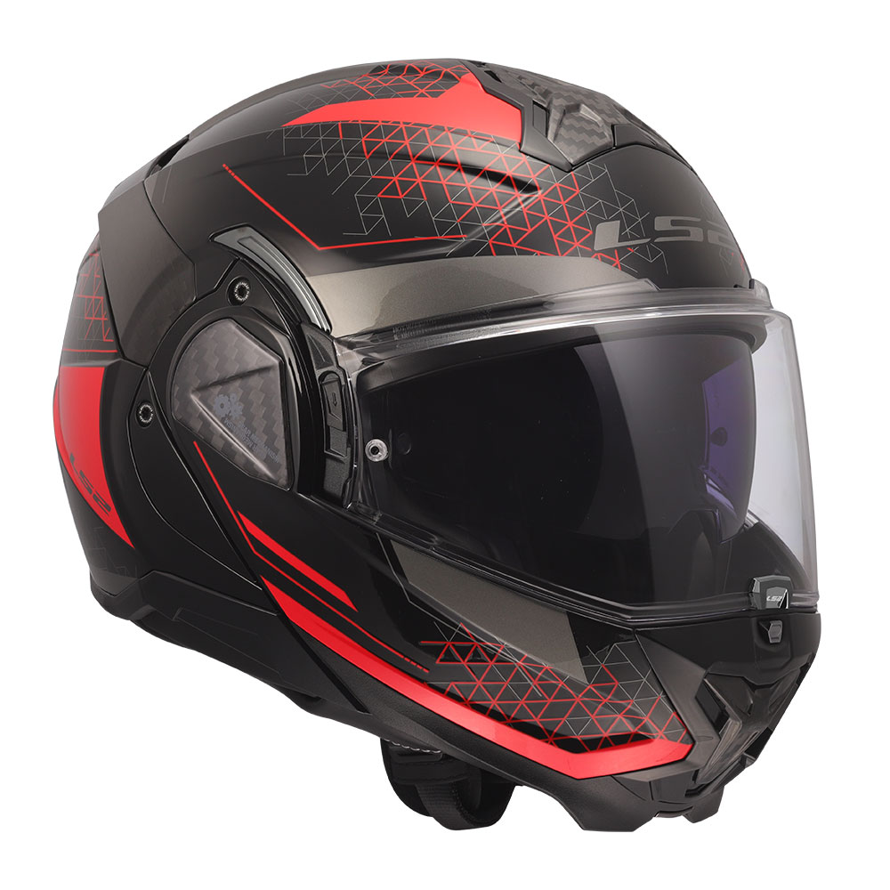 Kaciga LS2 Flip Up FF910 ADVANT II ASTRAL crvena