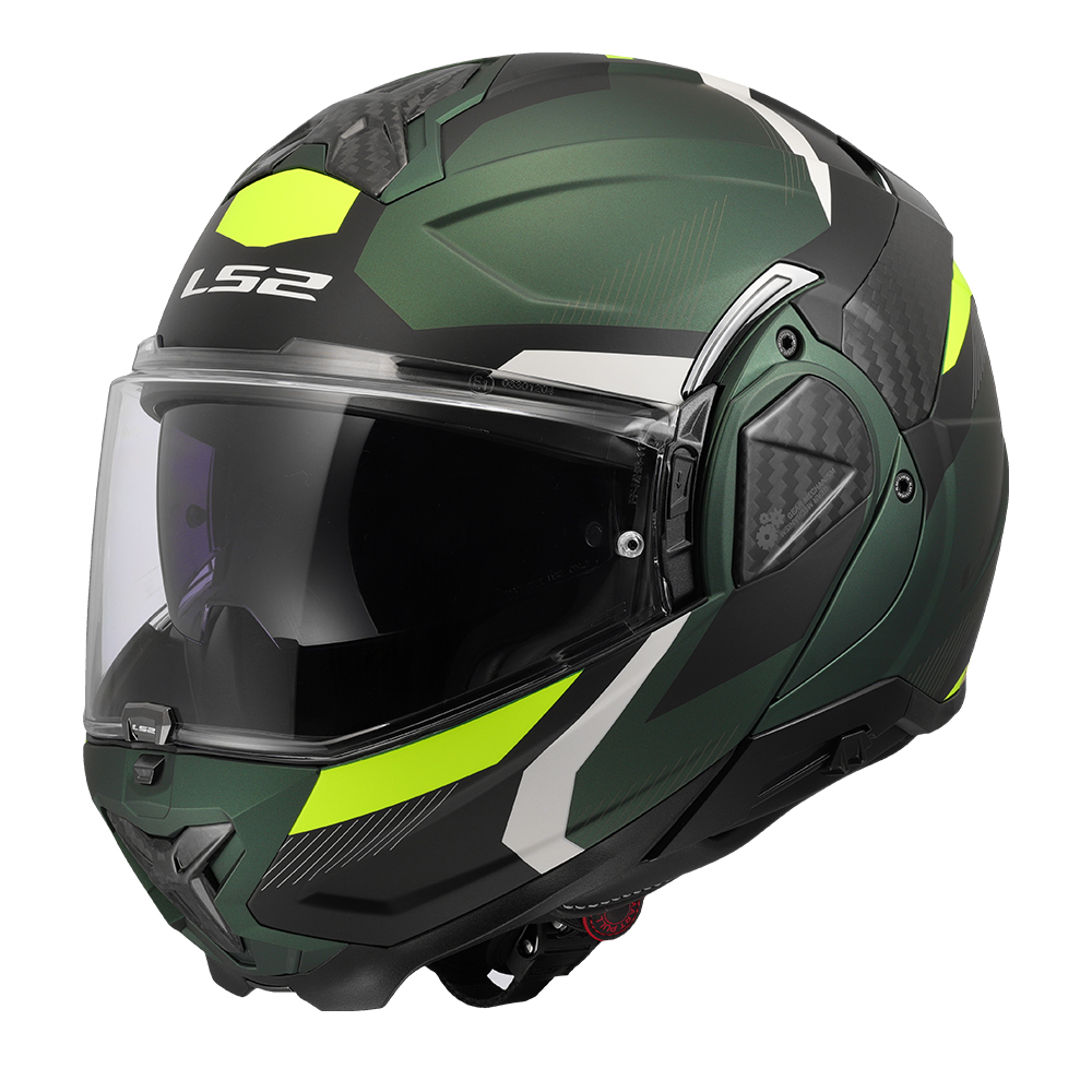 Kaciga LS2 Flip Up FF910 ADVANT II TRIPLE OLIVE L