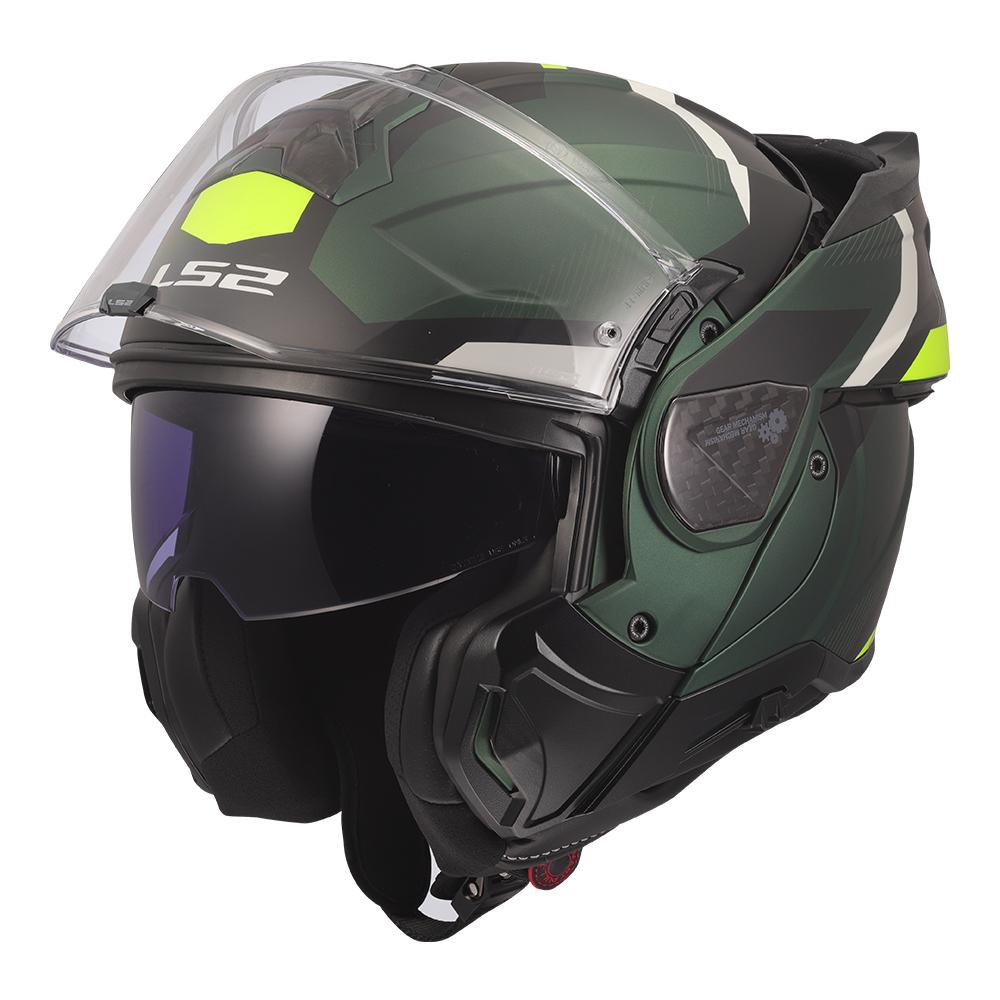 Kaciga LS2 Flip Up FF910 ADVANT II TRIPLE OLIVE