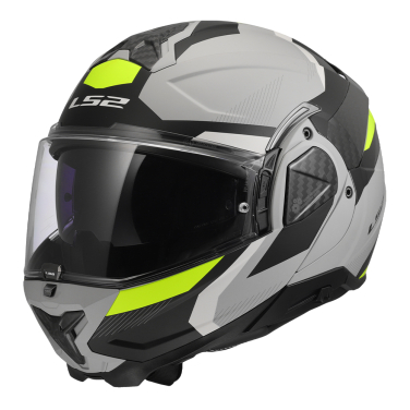 Kaciga LS2 Flip Up FF910 ADVANT II TRIPLE LIGHT siva L