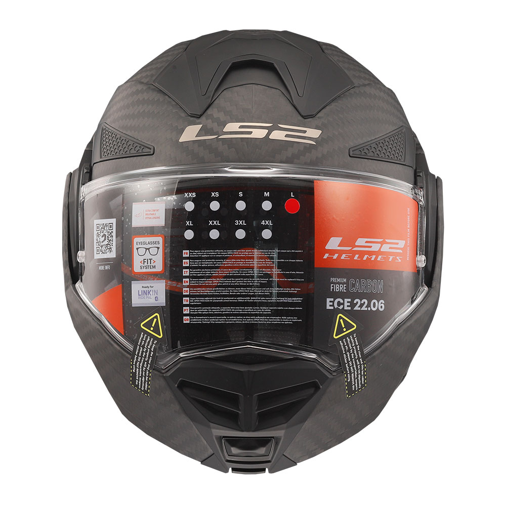 Kaciga LS2 Flip Up FF901 ADVANT X SOLID mat carbon XXL