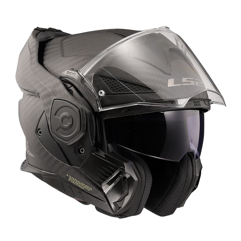 Kaciga LS2 Flip Up FF901 ADVANT X SOLID mat carbon XXL