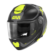 Kaciga GIVI Flip Up X27 DIMENSION mat crno titanium žuta M