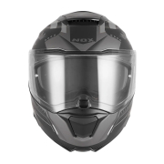 Kaciga NOX Flip Up N967 CONQUER sa naočarima mat crno srebrna 2XL