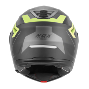 Kaciga NOX Flip Up N968 SHIFT sa naočarima mat crno žuta