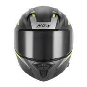 Kaciga NOX Flip Up N968 SHIFT sa naočarima mat crno žuta