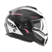 Kaciga NOX PREMIUM SPINNER ARK Flip Up sa naočarima rozo bela M