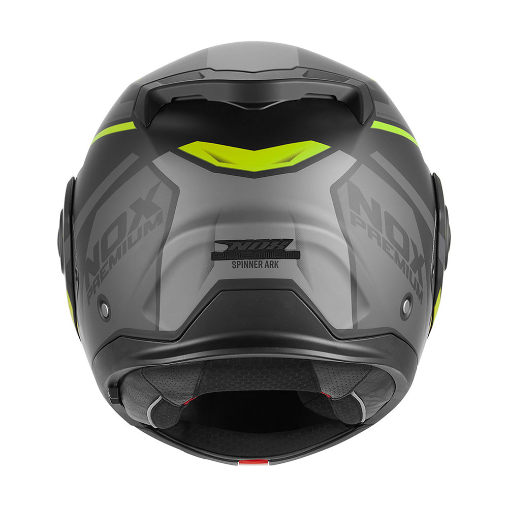 Kaciga NOX PREMIUM SPINNER ARK Flip Up sa naočarima žuto mat crna XL