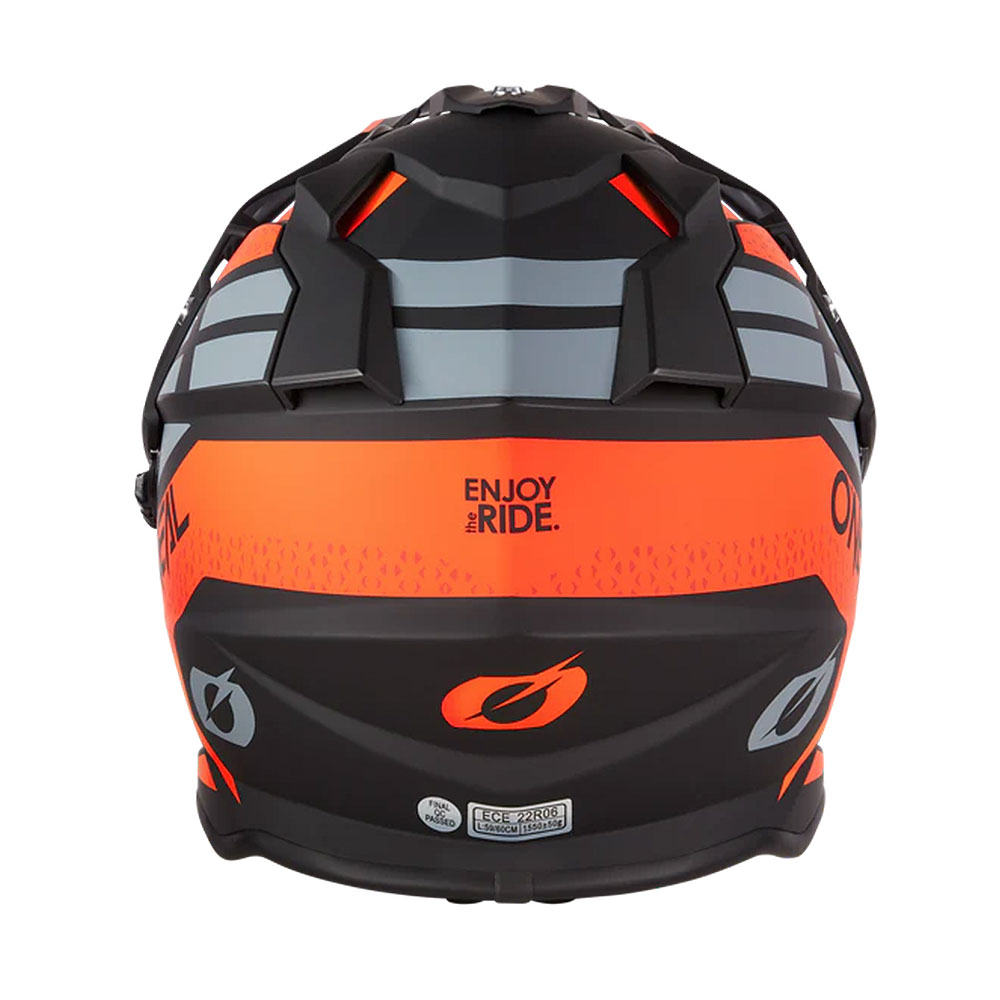 Kaciga ONEAL Enduro SIERRA narandžasto crno siva XL