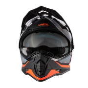 Kaciga ONEAL Enduro SIERRA narandžasto crno siva XL