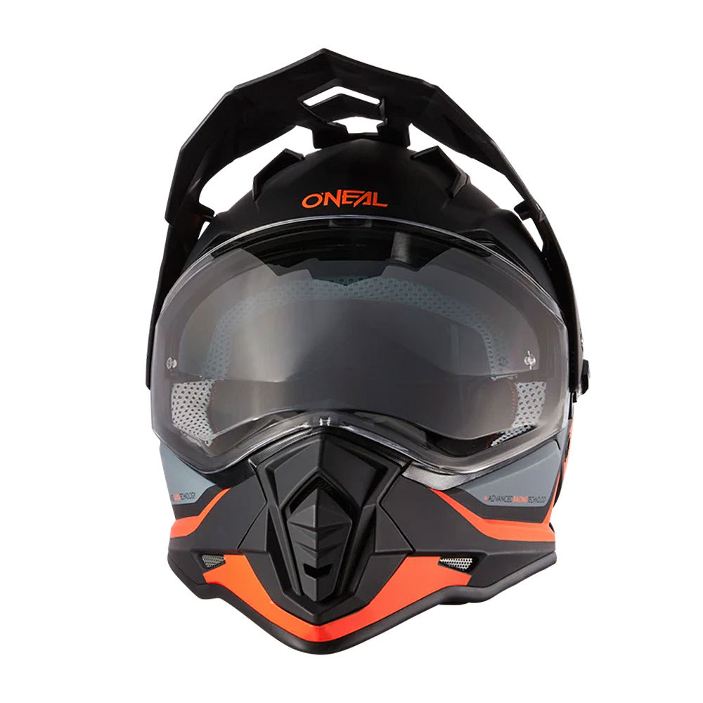 Kaciga ONEAL Enduro SIERRA narandžasto crno siva XL