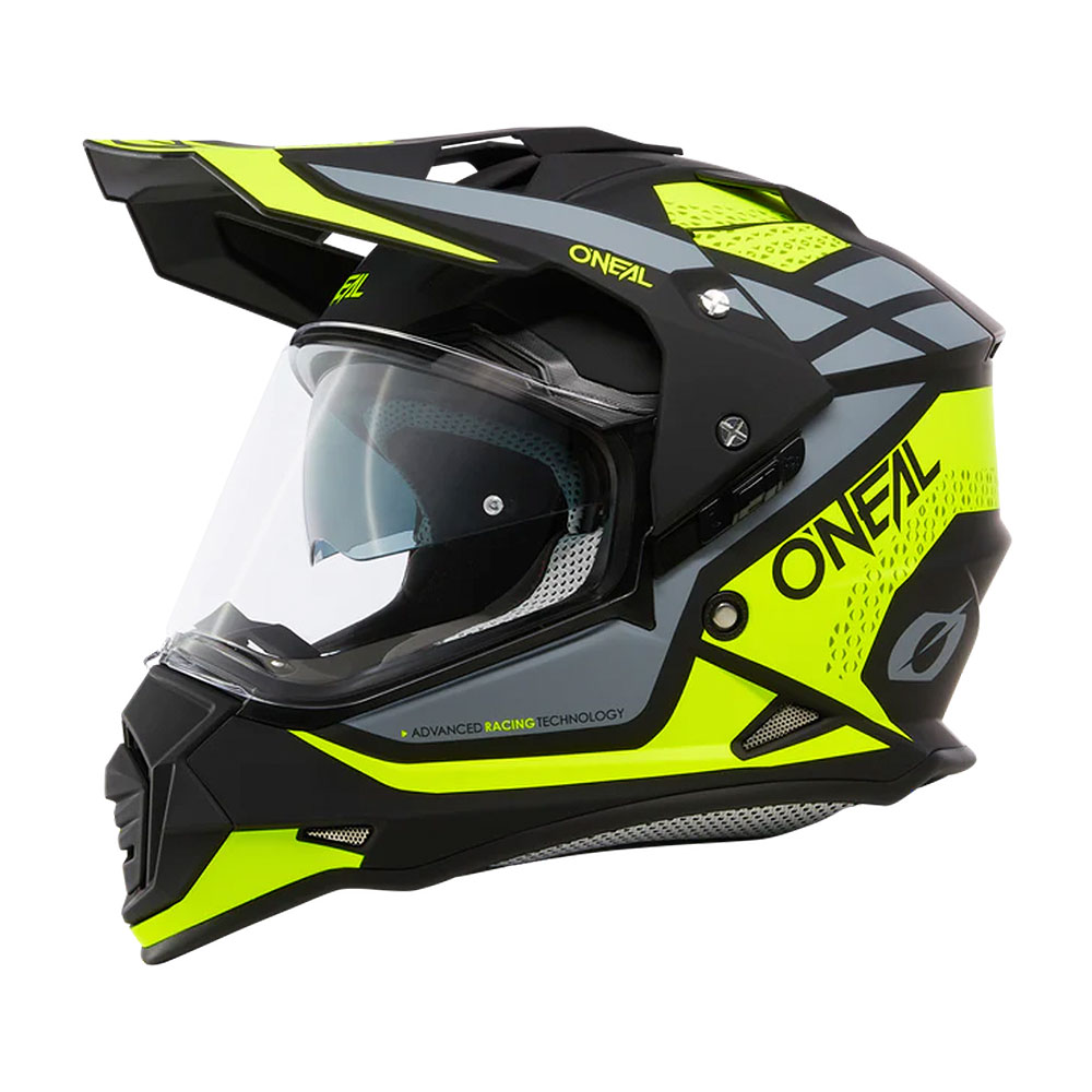 Kaciga ONEAL Enduro SIERRA žuto crno siva XL