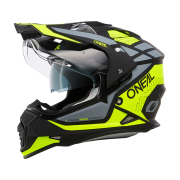 Kaciga ONEAL Enduro SIERRA žuto crno siva XL