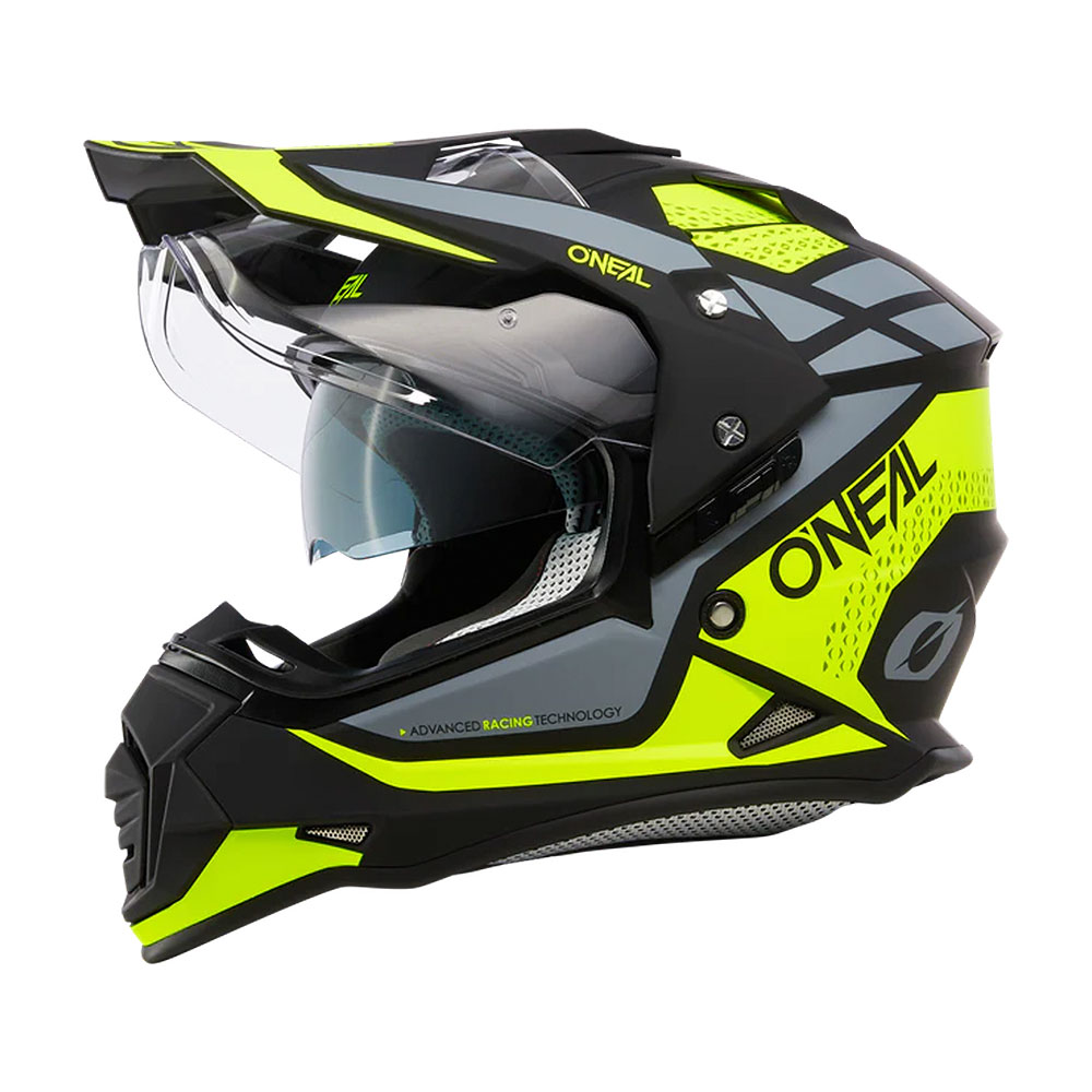 Kaciga ONEAL Enduro SIERRA žuto crno siva XL