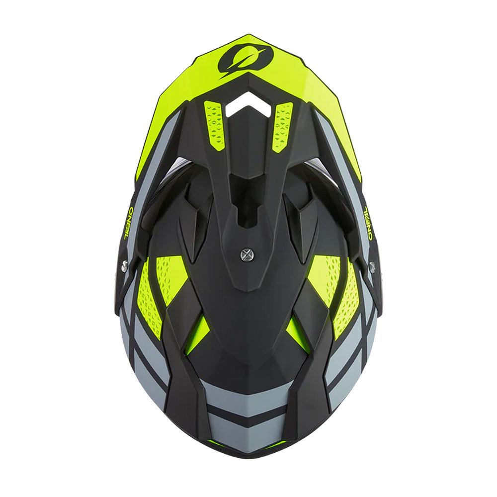 Kaciga ONEAL Enduro SIERRA žuto crno siva XXL