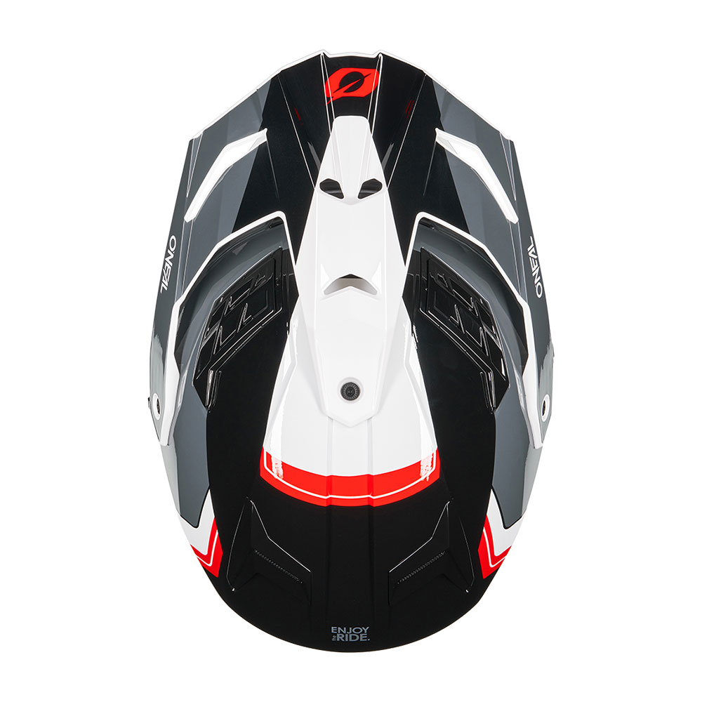 Kaciga ONEAL Enduro DSRS NOMAD crno belo crvena