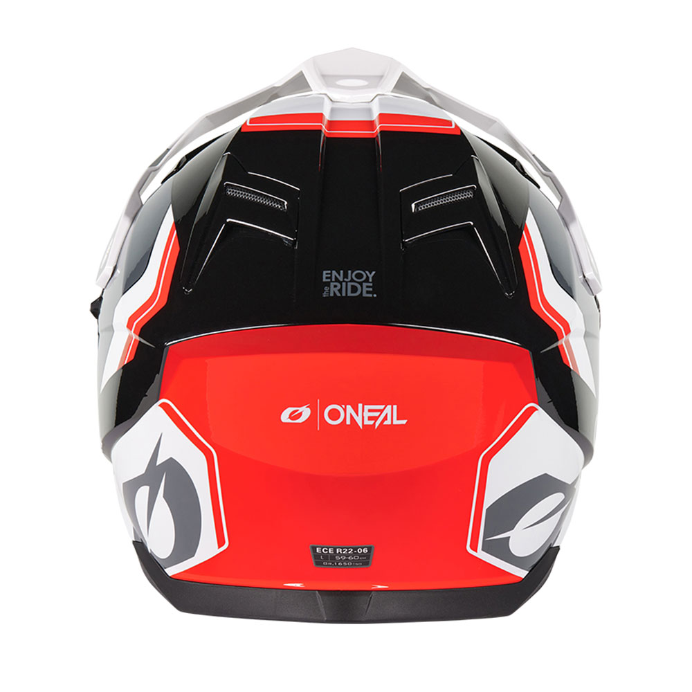 Kaciga ONEAL Enduro DSRS NOMAD crno belo crvena XL