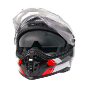 Kaciga ONEAL Enduro DSRS NOMAD crno belo crvena XL