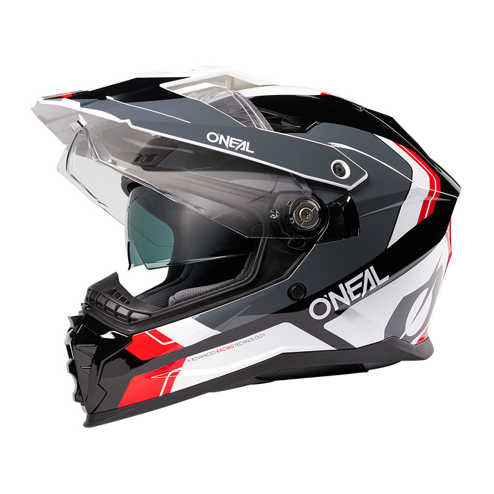 Kaciga ONEAL Enduro DSRS NOMAD crno belo crvena XL