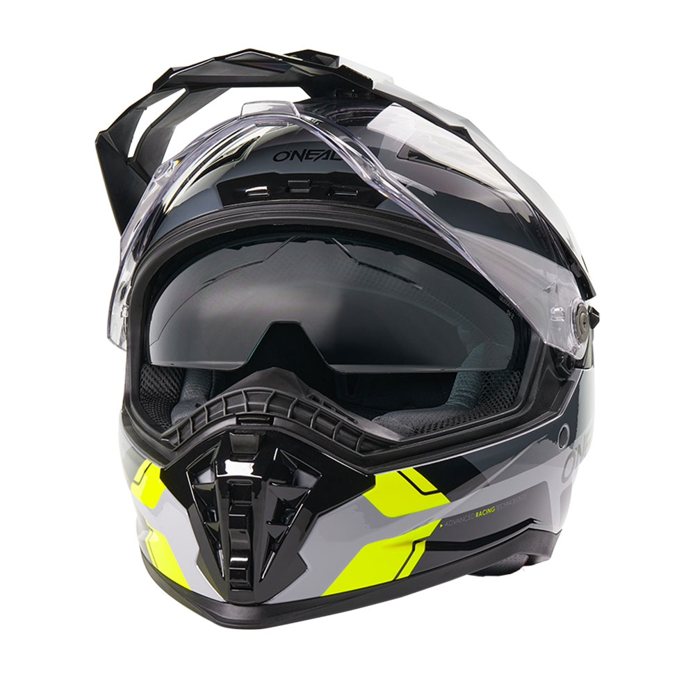 Kaciga ONEAL Enduro DSRS NOMAD crno sivo žuta