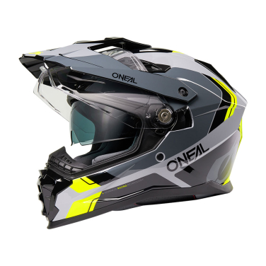 Kaciga ONEAL Enduro DSRS NOMAD crno sivo žuta XL