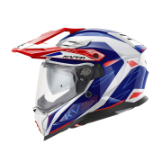 Kaciga Kappa Enduro KV33 WIZARD belo plavo crvena XL