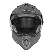 Kaciga NOX Enduro sa vizirom N312 TRAIL mat titanium 2XL