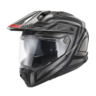 Kaciga GIVI Enduro 80.1 APEX mat crno titanium crvena XL