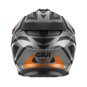 Kaciga GIVI Enduro 80.1 APEX mat titanium crno narandžasta L
