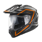 Kaciga GIVI Enduro 80.1 APEX mat titanium crno narandžasta XL